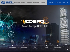 한국남부발전 영문					 					 인증 화면